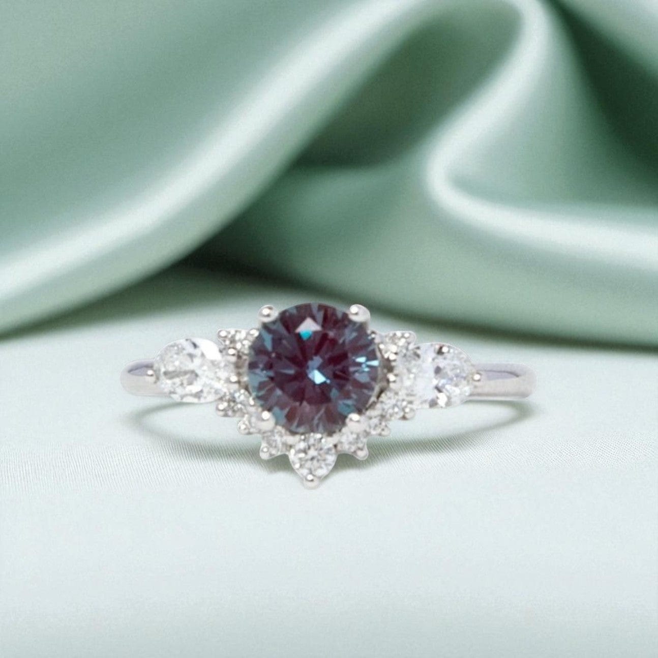alexandrite-diamond-cluster-engagement-ring-white-gold2