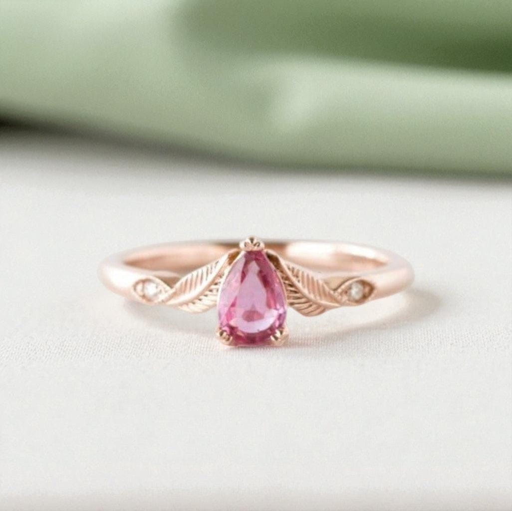 pear-pink-sapphire-diamond-leaf-engagement-ring-rose-gold