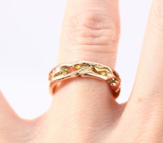 rustic wedding ring