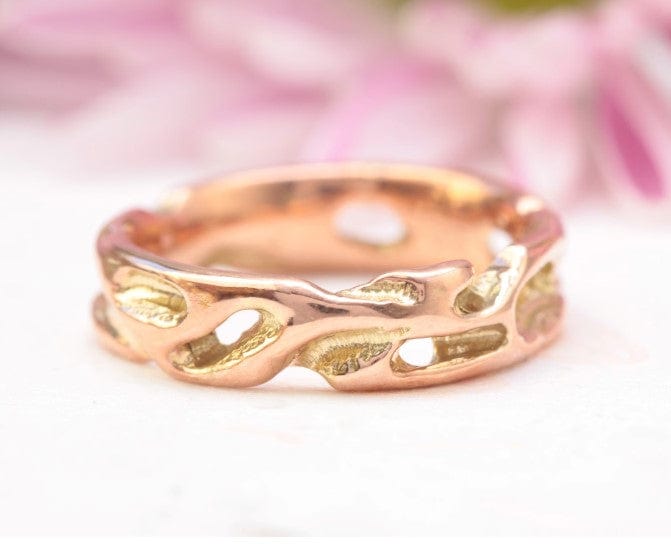 rustic ladies wedding ring