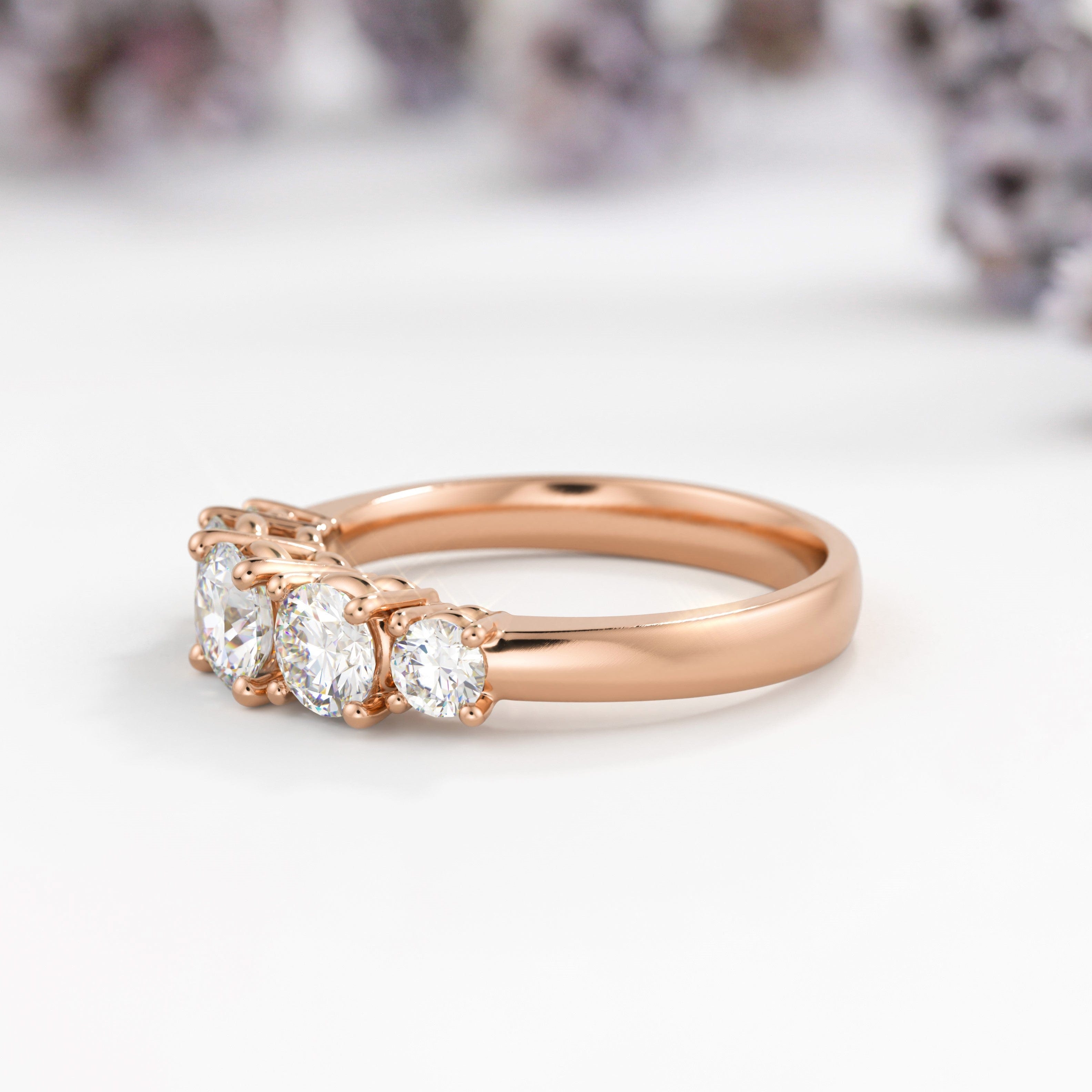 Quintet Lab Diamond Engagement Ring - Vinny & Charles