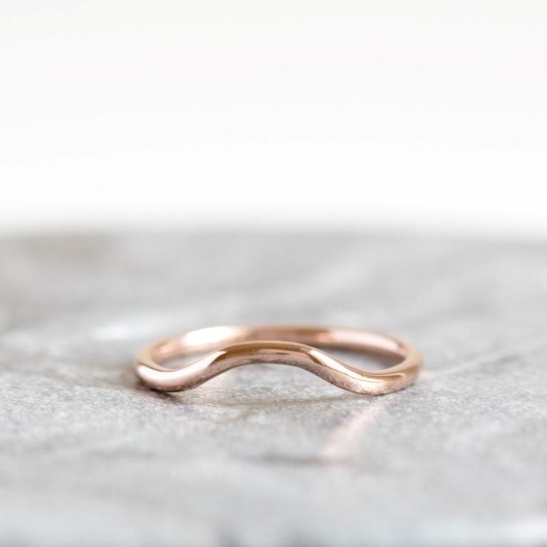 Curved Wedding Band - Vinny & Charles