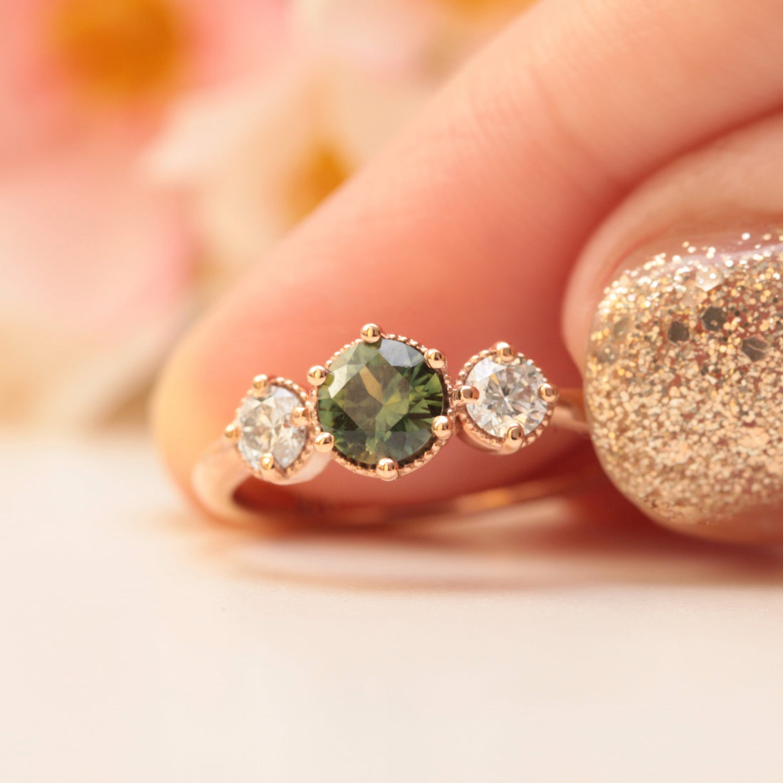 Green Sapphire Engagement Rings - really?