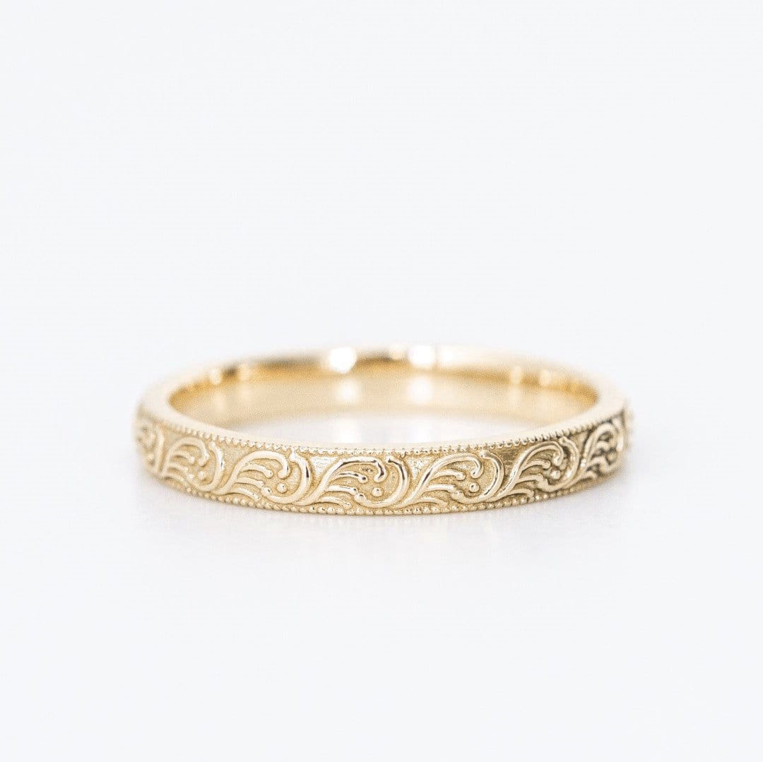 unique patterned wedding ring