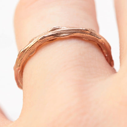 Twig Wedding Band