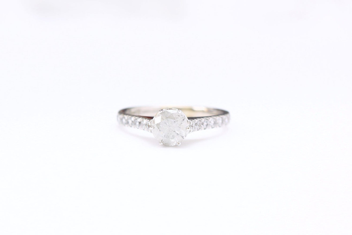 Salt and Pepper Diamond Engagement Ring - Vinny & Charles
